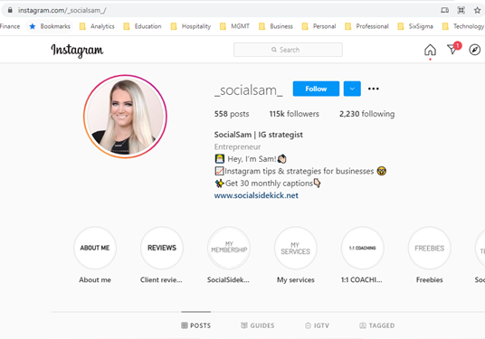_socialsam_ Instagram handle